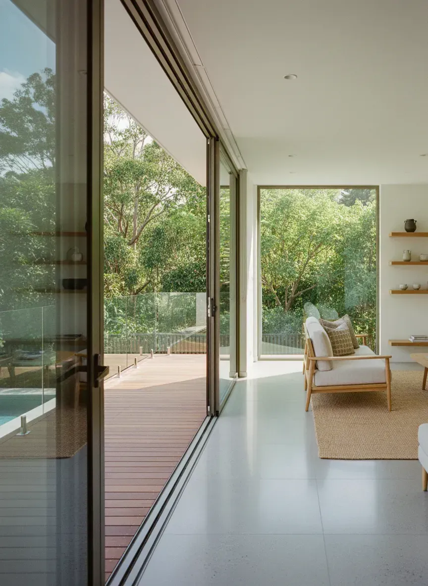 exterior glazing suited for New Farm climate